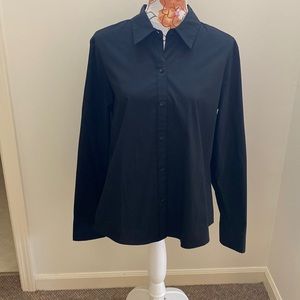 Liz Claiborne Button-Front Shirt Blouse XL